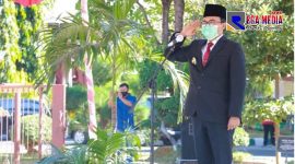 Bupati Pamekasan sat menjadi inspektur upacara dihari kesaktian Pancasila