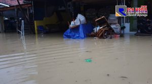 Curah Hujan Tinggi, Beberapa Titik di Kota Sampang Mulai di Genangi Banjir