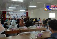 Suasana saat berlangsungnya pelatihan Desain Grafis, di aula Hotel Dian Rana, Tapaktuan, Aceh Selatan.