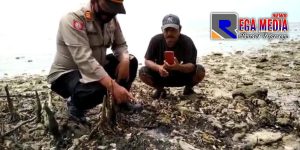 Fenomena Alam, Bibir Pantai di Bangkalan Keluarkan Gas Panas