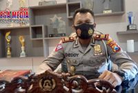 Kasatlantas Polres Pamekasan (AKP Deddy Eka Aprianto) saat dikonfirmasi persiapan perayaan Nataru 2021.