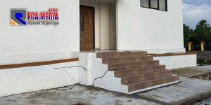 Belum Ditempati, Gedung Baru DPRD Bangkalan Mulai Retak