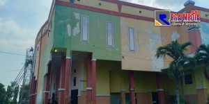 Penyelesaian Pengecatan Gedung Gor Saka Bangkalan Tak Tepat Waktu