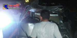 Tidak Ada Lampu Penerangan Jalan, Mobil Berpenumpang 12 Orang Alami Kecelakaan di Wilayah Anggrek Gorut
