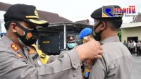 Dalam Rangka Kesiapan Pelaksanaan Operasi Lilin 2020, Polres Pamekasan Laksanakan Apel Gelar Pasukan