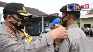 Dalam Rangka Kesiapan Pelaksanaan Operasi Lilin 2020, Polres Pamekasan Laksanakan Apel Gelar Pasukan