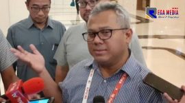 Ketua KPU RI Arief Budiman, sebelum diberhentikan dari jabatannya.