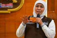 Gubernur Jawa Timur Khofifah Indar Parawansa positif terpapar Covid-19.