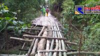 Jembatan Gantung Rusak di Desa Kamoning Tak Dilirik Pemerintah