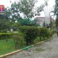 Tampak sejuk dan hijau sebagian taman yang ada di Taman Gor Indoor Sampang.