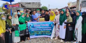 Uluran Tangan HMI Cabang Tapaktuan Kepada Korban Kebakaran di Kluet Selatan