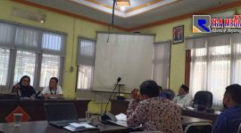 Rumah Advokasi Rakyat (RAR) saat audiensi bersama Dinas Sosial dan anggota Komisi D DPRD Bangkalan di ruang Banggar.