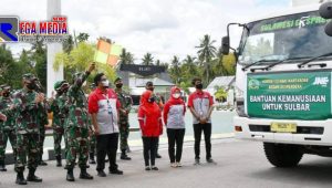 Korem 133/NW Salurkan Bantuan Kemanusian Untuk Sulbar