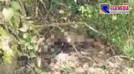 Kondisi mayat saat ditemukan pertama kali, pada Rabu (27/1/21) siang, di Gunung Tinggi Desa Popale Laok, Kecamatan Ketapang, Sampang.