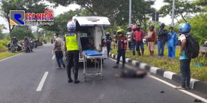Ngantuk, Pengendara Motor Tabrak Pembatas Jalan Akses Suramadu