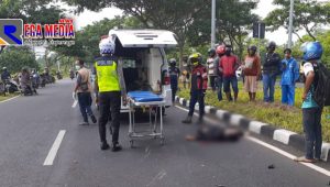 Ngantuk, Pengendara Motor Tabrak Pembatas Jalan Akses Suramadu