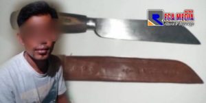 Selipkan Pisau Dipinggang, Warga Sumenep Diringkus Polisi