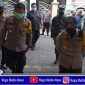 Kapolres Pelabuhan Tanjung Perak (AKBP Ganis Setyaningrum) saat kunjungan ke kampung tangguh semeru.
