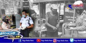 PKL & Pemilik Warung di Surabaya Jadi Sasaran Masker Gratis