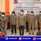 Suasana saat berlangsungnya pengukuhan pengurus Aliansi Jurnalis Sampang (AJS) periode 2021-2022. 