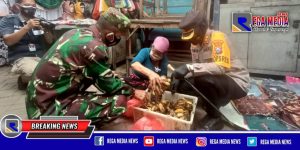 Kapolres Pelabuhan Tanjung Perak Blusukan Ke Pasar Wonokusumo