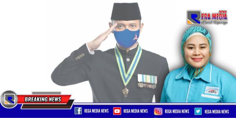 Ketua Komite Nasional Pemuda Demokrat (KNPD) DPC Kabupaten Bandung Barat (Nungky Dinawati).