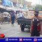 Polsek Semampir bersama tiga pilar saat melaksanakan operasi yustisi di Pasar Pegirian Surabaya.
