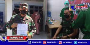 Beberapa Pejabat Aceh Selatan Gagal Divaksin, Letkol Inf Muhammad Yusuf Jadi Orang Pertama