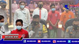 Konferensi Pers: Polres Sampang ungkap kasus dugaan pemalsuan nota LPJ Dana Desa oleh mantan Kepala Desa Banjartalelah (inisial Z).