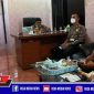 Pembacaan surat yasin bersama diruangan Kapolsek Krembangan, Surabaya.