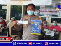 Kapolsek Semampir Ajak Anggotanya dan Masyarakat Jangan Takut Divaksin