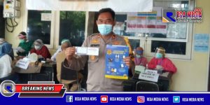 Kapolsek Semampir Ajak Anggotanya dan Masyarakat Jangan Takut Divaksin