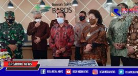 Plt Walikota Cimahi (Ngatiyana) saat meresmikan Rumah Sakit Baros.