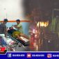 Korban kecelakaan saat mendapat perawatan di salah satu klinik kesehatan. Sementara polisi tengah mendatangi TKP dan mengecek truk.