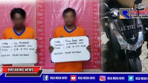 Gelapkan Motor, Dua Pria Surabaya Ditangkap Tim Anti Bandit