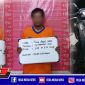 Dua pelaku penggelapan motor saat diamankan tim anti bandit di Mapolsek Gayungan, Surabaya.