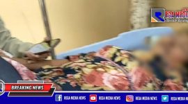Korban dugaan tabrak lari saat berada di ruang UGD RSUD Moh.Zyn Sampang.