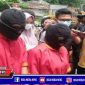 Pasangan MA dan AO tak berkutik dihadapan polisi.