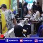 Sejumlah siswa-siswi saat mengikuti pelatihan menjahit di LKP Handayani.