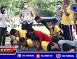 Puluhan Personel Polres Sampang di Tes Kesemaptaan Jasmani