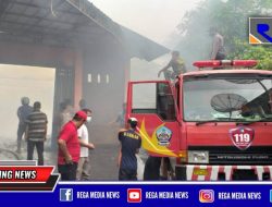 Gudang Expedisi di Kwanyar Bangkalan Hangus Terbakar