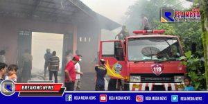Gudang Expedisi di Kwanyar Bangkalan Hangus Terbakar