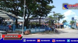 Kondisi Terminal Ttunojo Sampang tampak lengang.