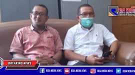 Ketua Partai Demokrat Aceh Selatan (Teuku Bustami) didampingi Jubir Demokrat (Taufik Zain).