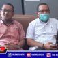 Ketua Partai Demokrat Aceh Selatan (Teuku Bustami) didampingi Jubir Demokrat (Taufik Zain).