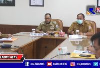 Rapat Evaluasi Internal pelaksanaan PPKM Mikro tahap dua di Kota Cimahi, di aula Gedung A Pemerintah Kota Cimahi.