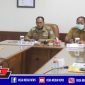 Rapat Evaluasi Internal pelaksanaan PPKM Mikro tahap dua di Kota Cimahi, di aula Gedung A Pemerintah Kota Cimahi.