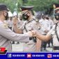 Sertijab Kasat Reskrim Polres Sampang, AKP Riki Donaire Piliang kepada AKP Sudaryanto.