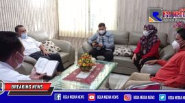 Ombudsman RI Provinsi Gorontalo saat berkoordinasi dengan Dinas Penanaman Modal dan Pelayanan Terpadu Satu Pintu (DPMPTSP).