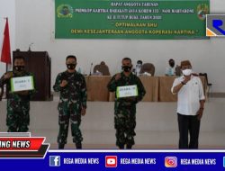 Gelar RAT, Korem 133/NW Optimalkan SHU Demi Kesejahteraan Anggota Koperasi Kartika